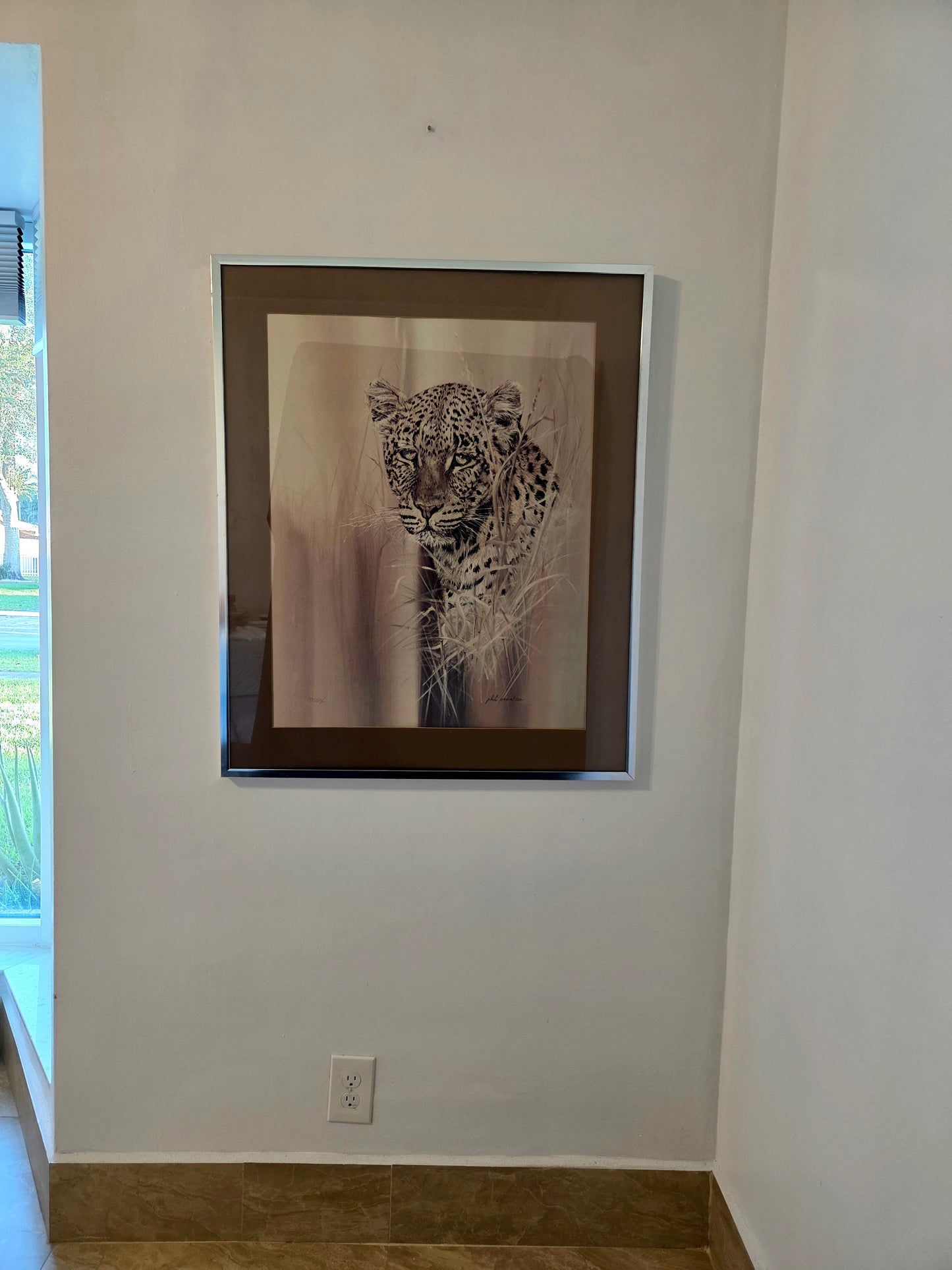 Leopard Cheetah Wildlife Art Print Big Cat Safari Animal - Wall Art Nature Decor