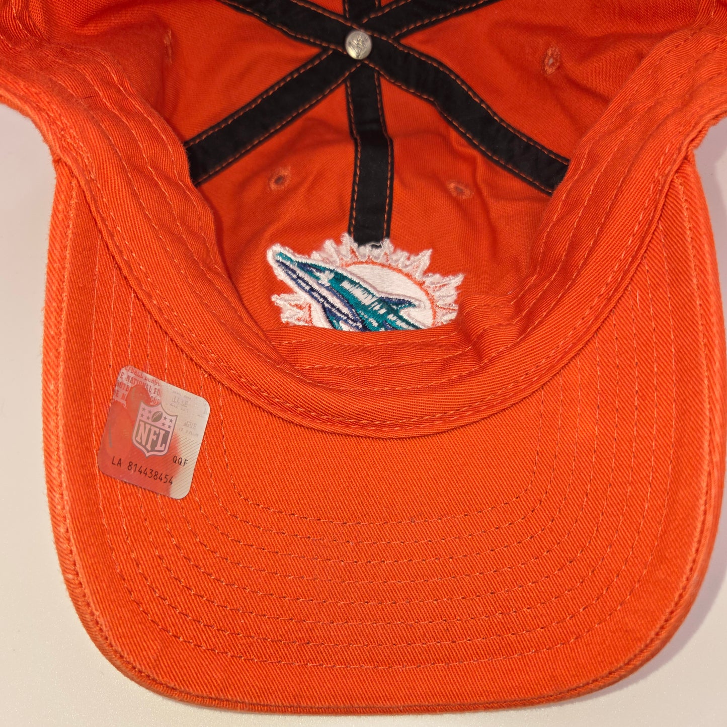 Miami Dolphins NFL '47 Brand Clean Up Adjustable Strapback Orange Hat Cap