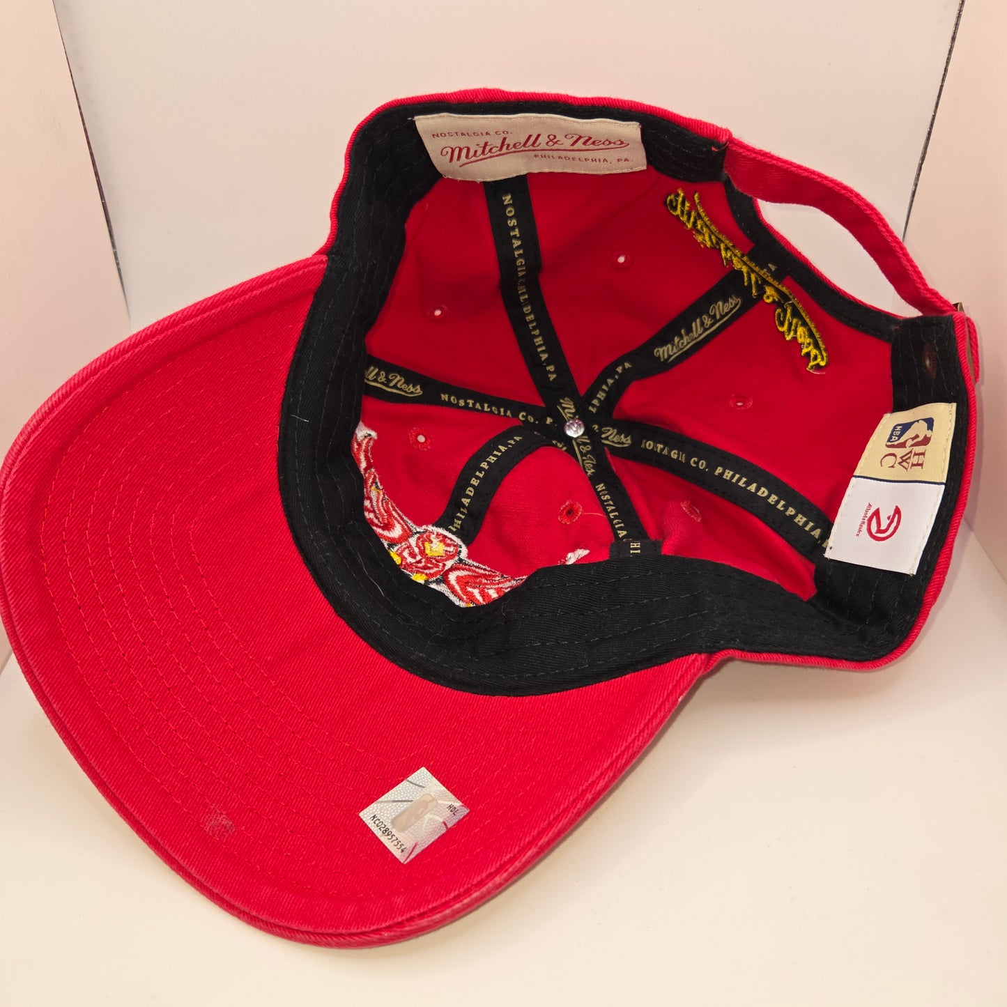Atlanta Hawks NBA Mitchell & Ness Dad Hat Fit Cap Basketball