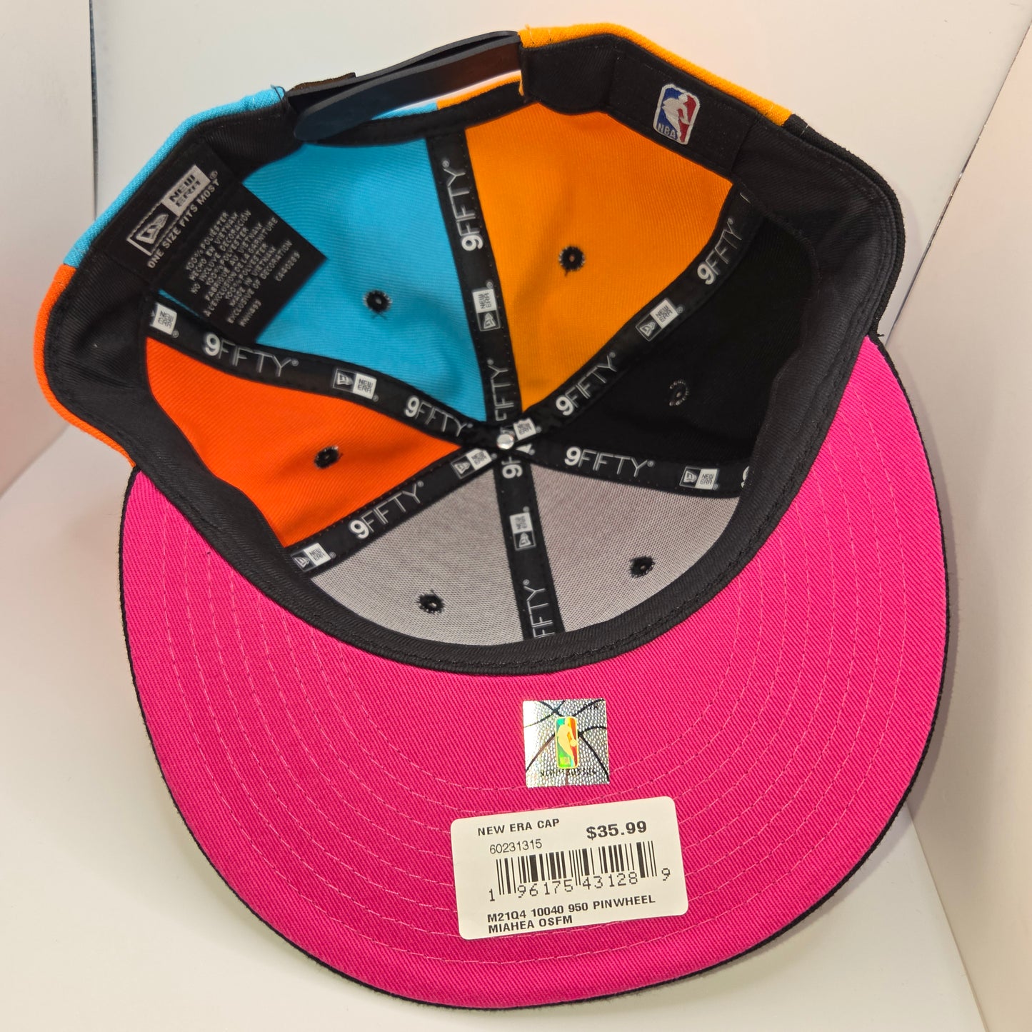 Miami Heat New Era 9Fifty Snapback Cap Hat New NBA Basketball (Copy)