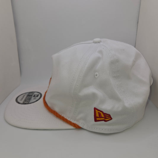 Miami Heat Basketball New Era The Golfer Snapback NBA Hat Vintage Cap White City