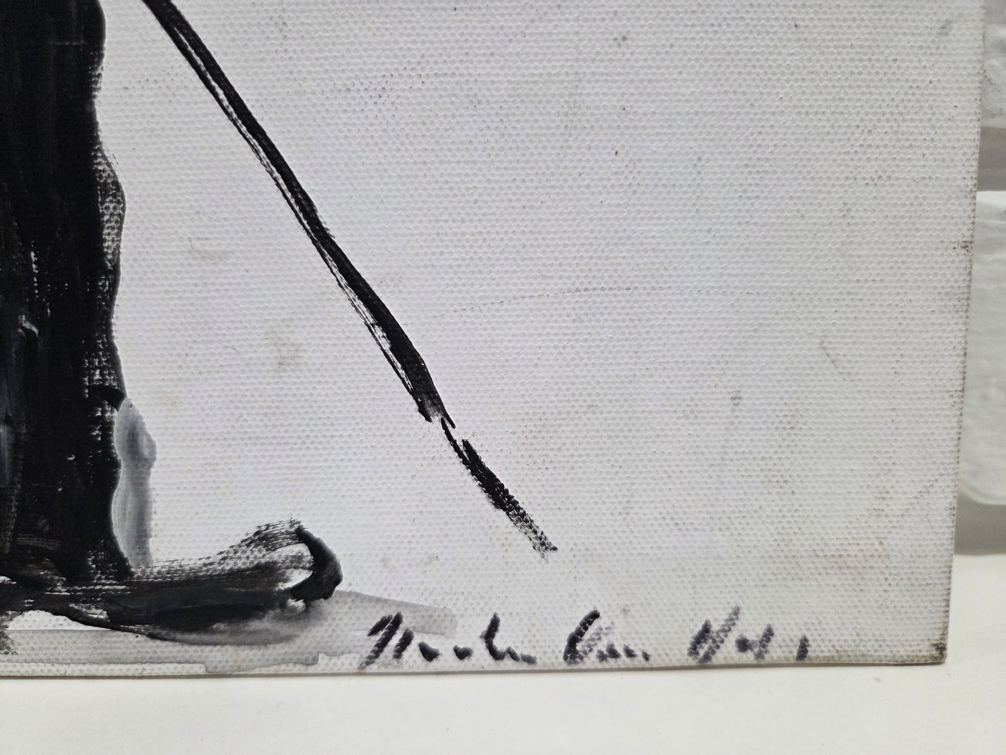 Original Painting On Canvas Charlie Chaplin Artwork Signed Art Film Decor 3 of 3