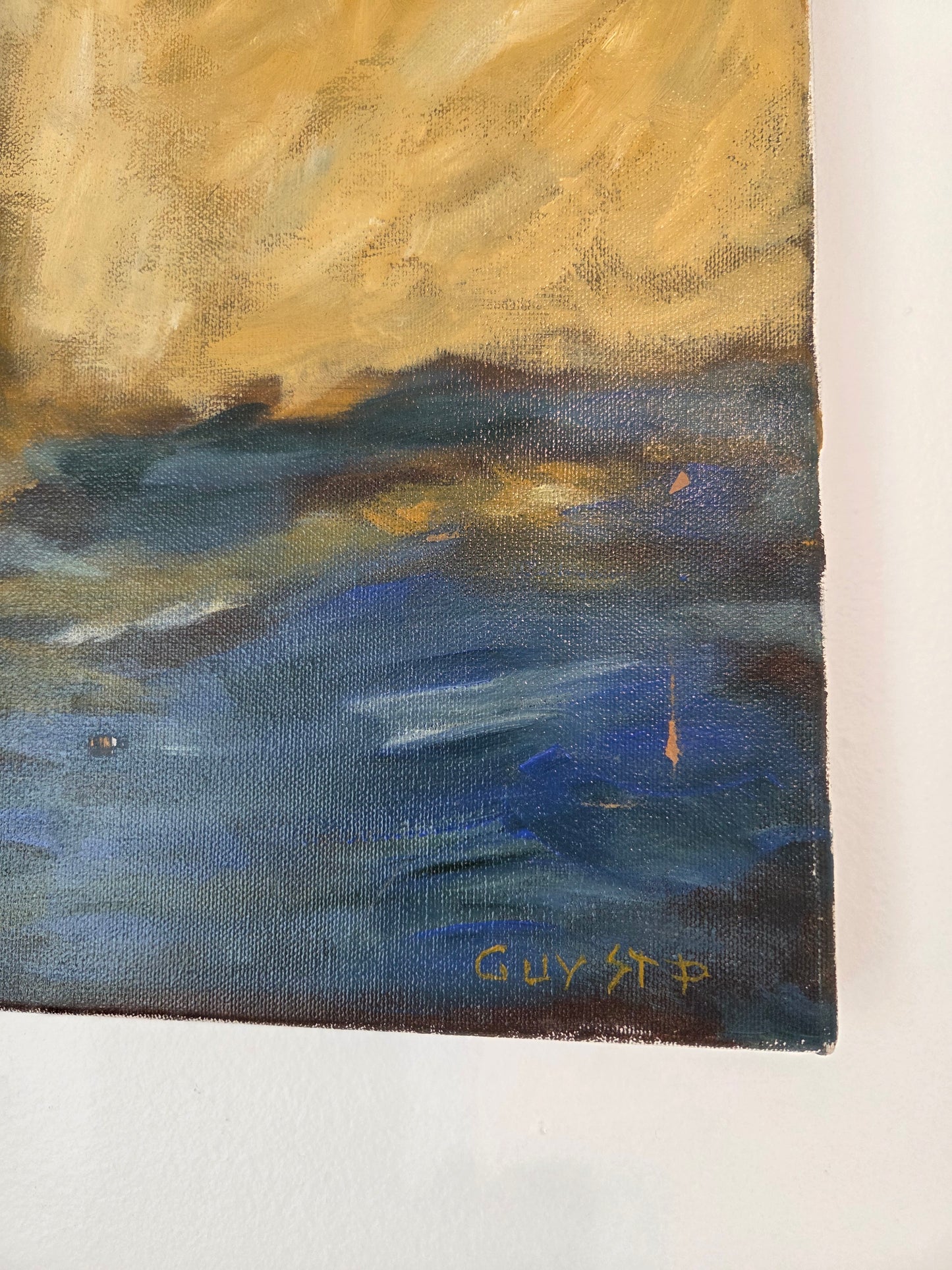 Original Sailing Ship Painting Nautical Tall Ship Seascape Ocean Canvas Wall Art
