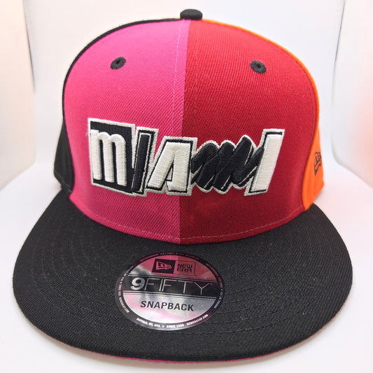 Miami Heat New Era 9Fifty Snapback Cap Hat New NBA Basketball