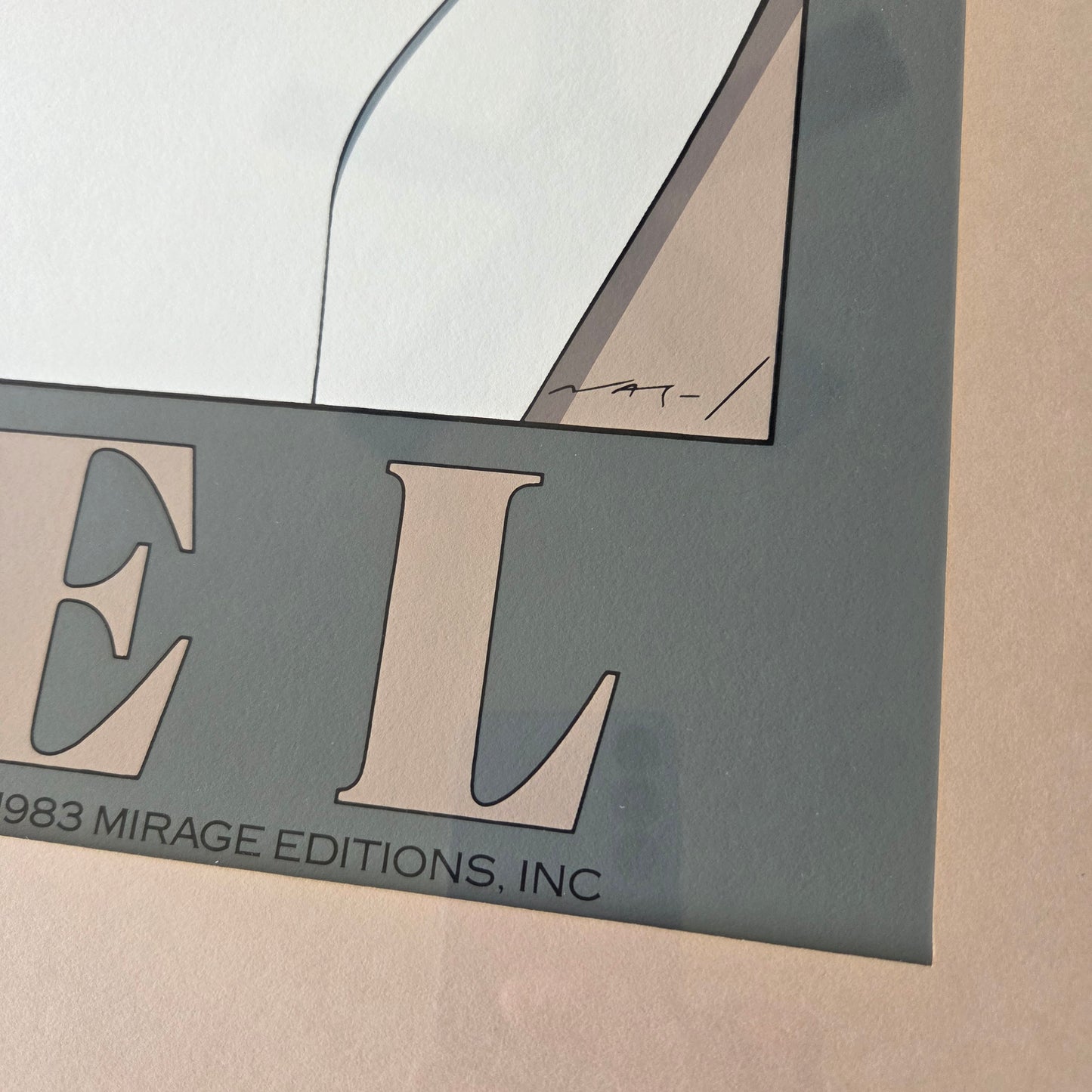 Patrick Nagel Original 1983 Kristen Serigraph 1st Print Mirage 1659 Santa Monica