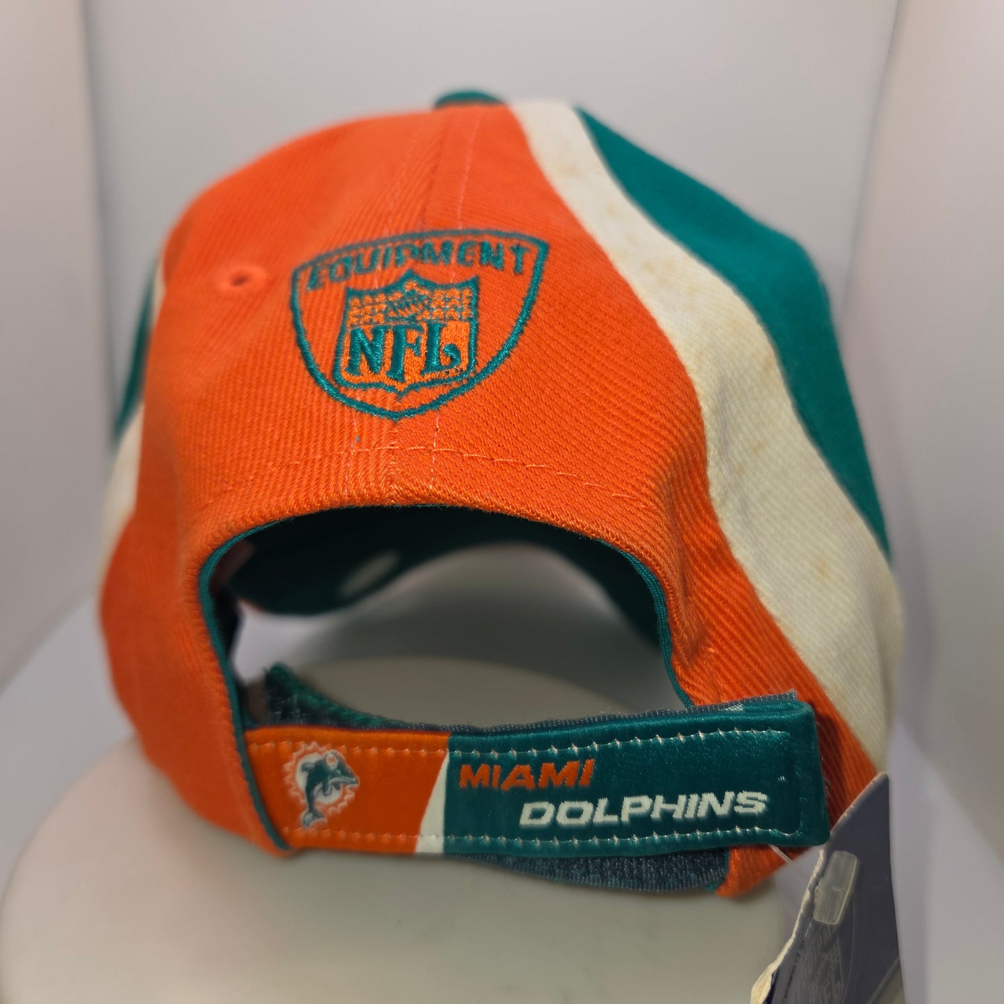 Vintage Miami Dolphins Baseball Cap Hat Reebok Official NFL Equipment Adjustable