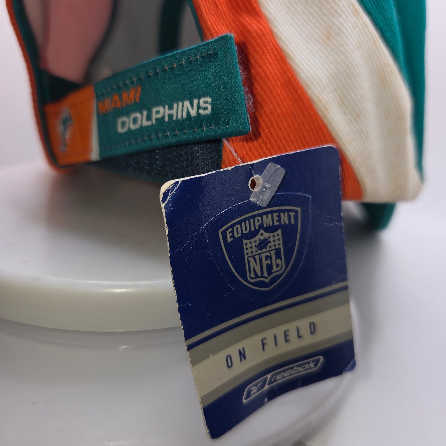 Vintage Miami Dolphins Baseball Cap Hat Reebok Official NFL Equipment Adjustable